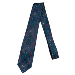 Brooks Brothers Maker Silk Tie Paisley Pattern Career Suit Office Old Money